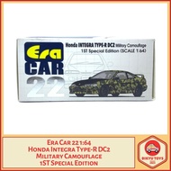 Era Car 22 1:64 Honda Integra Type-R DC2 Military Camouflage 1ST Special Edition Eracar