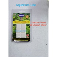 Aquadine Algae Block Aquarium Clear Water 20g / Penjernih Air Hijau Lumut Aquarium 20g
