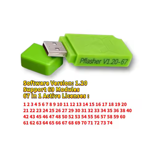 Universal V1.21 USB Dongle for PCMmaster ECU Tuning Tool - PCM FLASH/SM2 PRO with 69 Modules, Free D
