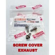 EXHAUST COVER SCREW YAMAHA SKRU EKZOS Y15ZR AVANTIZ SOLARIZ LC135 FZ150 MT15 R15 LC4S LC4S Y16ZR Y15