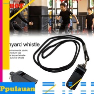  Survival Whistle with Lanyard Loud Crisp Sound Buckle Design Portable Warning Accessory Outdoor Sports Referee Coach Whistle Survival Equipment