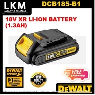 DEWALT DCB185-B1 18V XR LI-ION BATTERY (1.3AH)