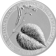 Silver linden leaf Germania mint 2022 1 oz silver coin