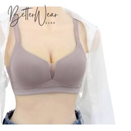 Anny J3282 3-Hook Non-Wired Bra Adjustable Straps Soft And Comfortable Fabric Chest Size 32-42 Inche