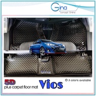 Toyota Vios 2002-2020 5D Plus Carpet Floor Mat