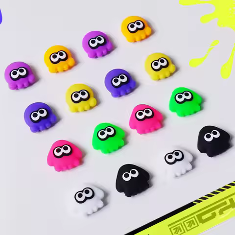 Octopus squid rocker cap shell For Nintendo switch oled Joy con Controller Thumb Stick Grip Cap Spla