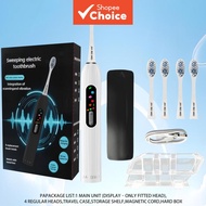 Sonic Electric Toothbrush with Real-Time LCD Display, Magnetic Charging, 5 Modes, 3 Power Levels, So
