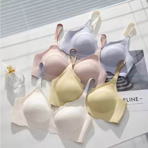 No Steel Ring Pure Desire Comfortable Upper Support Sling Adjustable Beauty Back Bra No Trace Top Wo
