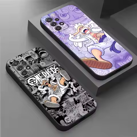 One-Piece Anime Monkey D Luffy Phone Cover For Samsung Galaxy A56 A57 5G A37 A55 A36 A26 A17 A07 A35