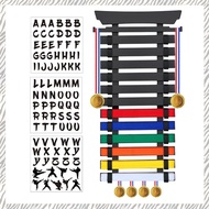 [qsd store]Bamboo Wood Karate Belt Display Rack(12) Medal Hangers-Taekwondo Jiu  BJJ Martial Arts Co
