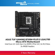 ASUS TUF GAMING B760M-PLUS II LGA1700 Micro-ATX Motherboard