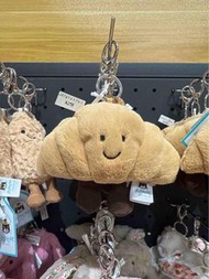 Jellycat 牛角包鎖匙扣