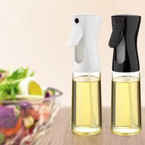 200/300 ML Oil Spray Pot Kitchen Household Edible Olive Oil Spray Bottle Atomized Misty Oil Tank Air