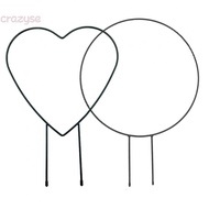 【CRAZYSPE】Plant Climbing Rack Stander Steel Support Trellis Vine Flower Garden Growth