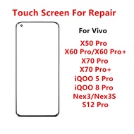 Outer Screen For Vivo X50 X60 X70 Pro Plus iQOO 5 8 Pro S12 Pro Nex 3 3S Front Touch Panel LCD Displ