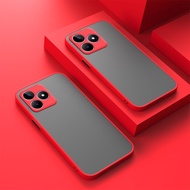 Realme C53 4G 2023 trong suốt chống sốc Điện thoại mờ trường hợp bảo vệ máy ảnh cho realmec53 realmi