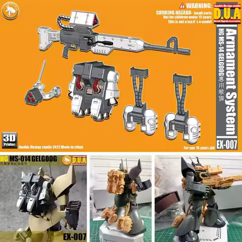 ANUBIS EX-007 HG MS-14 GELGOOG Backpack Armament System Expansion Kits for Assembly Model Building H