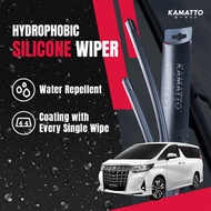 Kamatto Wiper Toyota Alphard AH30 (2015-Present) Hydrophobic Silicone Windshield Wiper Water Repelli