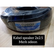 Kabel speaker isi 2x2.5mm Odeon Kabel audio 2x25mm merk odeon kabel spiker isi 2 ukuran 25mm
