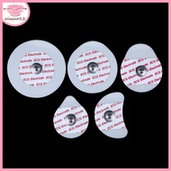 [alasuo12] 10Pcs Disposable Electrodes White Pads ECG Gel Non Woven Fabric Self Adhesive Stiers Reus