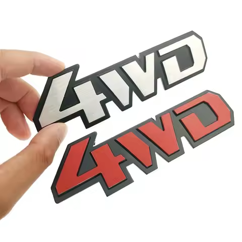 3D Auto Car Styling Chrome Metal Sticker 4WD Emblem Badge Rear Decal Logo for Toyota Impreza Subaru 