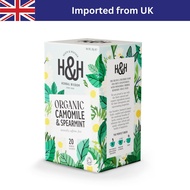Heath & Heather Organic Camomile & Spearmint Tea (20 Bags / 30g) ชาอังกฤษ ชาซอง ชาออร์แกนิก