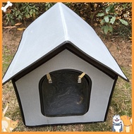 [Vip] Pet House Waterproof Villa Cat Little Kennel Collapsible Dog Shelter for Outdoor
