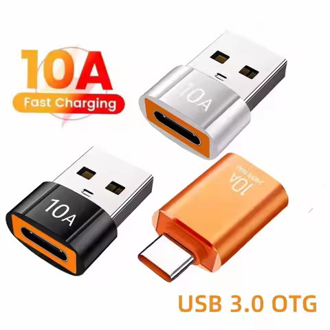 10A USB A To USB C OTG Adapter Type C to USB Converter USB 3.0 Adapter For Xiaomi 14 MacBook USB To 