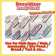 Deoxidizer Oxygen Absorber 30cc 50cc 100cc for Nuts Bread Kuih Raya Dry Food Mooncake and etc