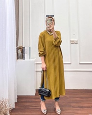 RATU GAMIS MIDI DRES WANITA TERBARU //BAJU MUSLIM//MIDI SULTAN//MIDI POLOS BISA COD