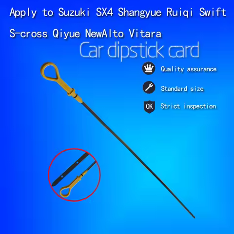 For Suzuki Oil Dipstick Swifts Oil Level Gauge Sky Language SX4 Swift New Alto Vettel Card Oil Ruler