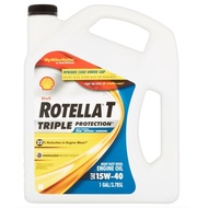 Shell Rotella T 15W-40 Heavy Duty Diesel Oil (CJ-4)-1 Gal