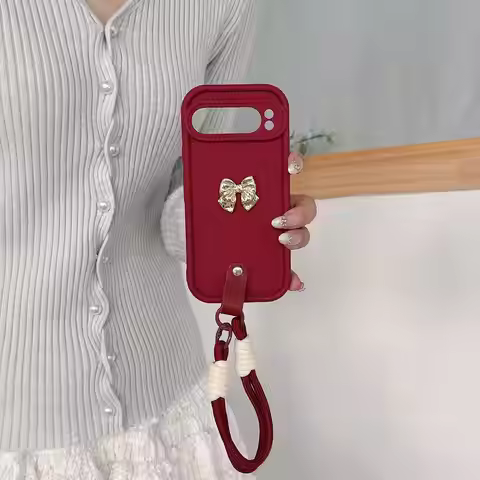 Gold Bow Strap Rope Phone Case For Huawei Mate 70 60 50 40 30 20 Pro Y9A Y7A Y6P Y8P Y6S Y8S Y9S Y6 