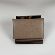 HERMES W刻 大象灰CALVI卡包