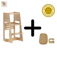 Montessori wooden Learning Tower Lite (Kitchen Helper Tower ) Height Adjustable (Best Qulity in this