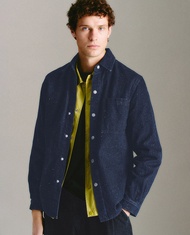 URBAN REVIVO - Áo sơ mi denim nam thanh lịch UMU850004-L8A