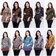 banting harga kakkkk!!! blouse batik jumbo/atasan batik wanita jumbo