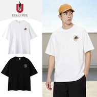 URBAN PIPE YH06 Korean Hiphop Tee | M-3XL Unisex | 230g Cotton Oversized | Logo Print | Summer Stree