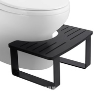 S-6💝Wooden Toilet Stool Bathroom Toilet Stool Household Wooden Footstool Bamboo Toilet Height Increasing Stool Factory D