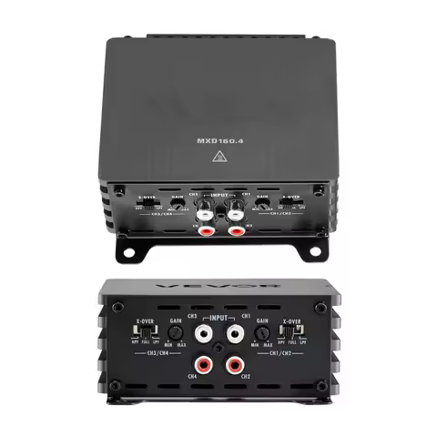 4 Channel Class D Car Audio Amplifier 2 Ohm Stable Bridgeable Full Range Amp 4x110W@4Ohm 4x160W@2Ohm
