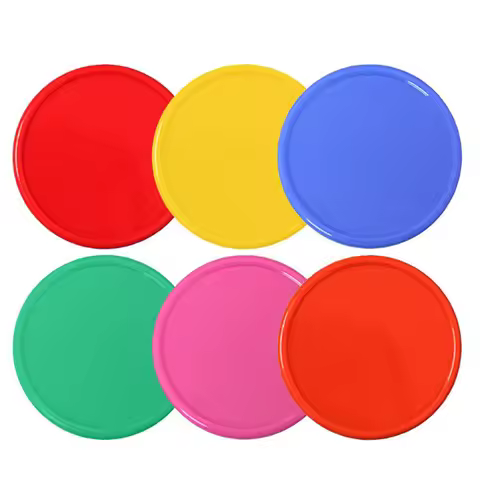 50Pcs/set Colored plastic coin blank, integral coin reward coin, no face value chip coin, token coin