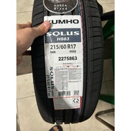 Kumho 215/60R17 Solus HS63 Vietnam Tire 100% New 2025