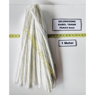 HEAT RESISTANT CABLE SHEATH 6MM 1 METER