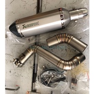 Motorcycle Exhaust System KTM Duke 125 Duke 200 Duke 390 Slip-on Middle Link Pipe Universal Moto Exh
