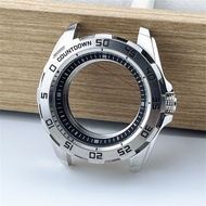 Watch Case 44mm Stainless Steel Mechanical Diving Watch Accessory for NH35/NH36 /4R35A/4R36A/NH34