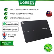UGREEN Smart Finder Slim Card FineTrack MFi Apple Find My GPS Waterproof Rechargeable Bluetooth Trac
