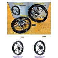 HyperPro Pro-RX55 Sport Rim Bintang NVX155 Cnc Cast Wheel for Nvx V1 Nvx V2 1.85/2.15 x 14 Black RX5