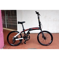 20" Inch TRS "CROZE" Alloy 8 Speed Folding Bike Basikal Lipat
