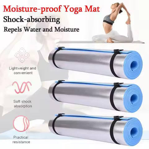 6/8/10MM Thick Yoga Mat Anti-skid Sports Fitness Mat EVA Comfort Foam yoga matt for Exercise, Yoga, 