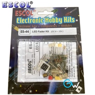 ESCOL ES-44 Electronic Hobby Kit LED Fader Kit (DC 9 ~ 12V)